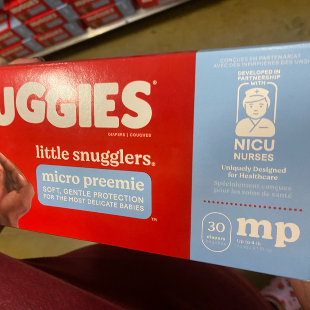 Huggies Little Snugglees Micro Preemie Diapers - Box of 30